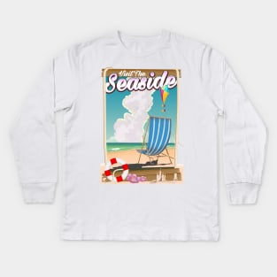 Visit the Seaside Kids Long Sleeve T-Shirt